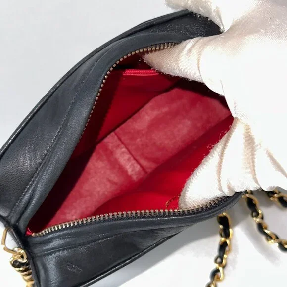 Chanel Black Satin Tassel Bag - Picture 9 of 14